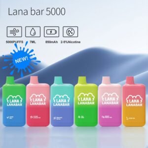 22 【一次性/拋棄式】LANABAR 5000 PUFF一次性5000口(3.0%) 13ml容量