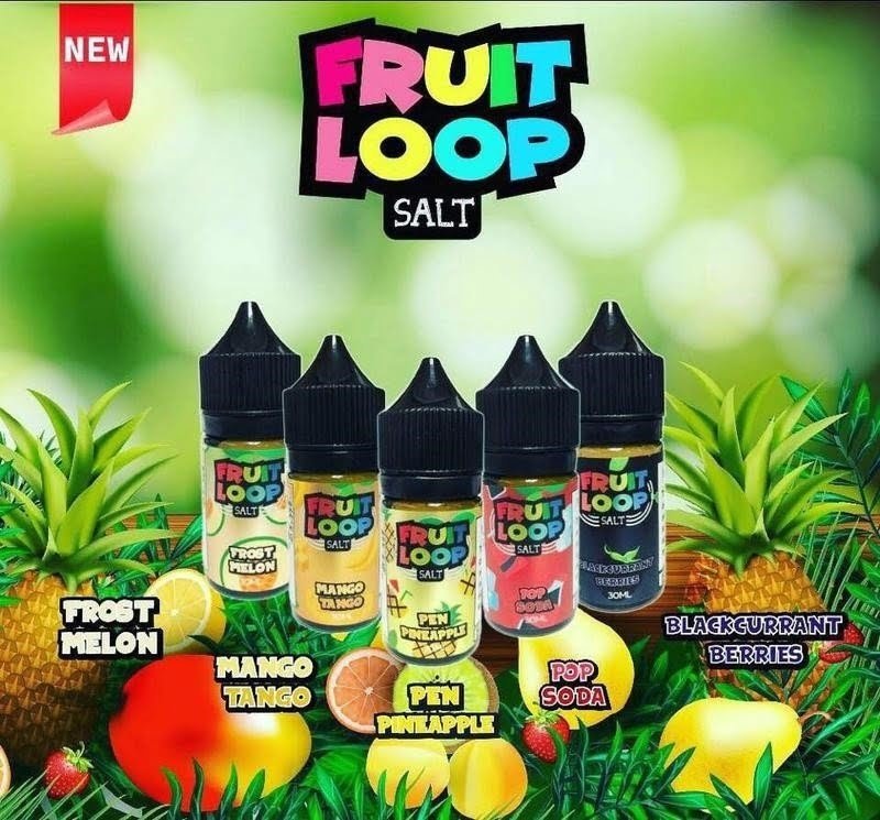 messageImage_1689675537996 【小煙油】FRUIT LOOP系列 30ML 薄荷糖 櫻桃 黑加侖